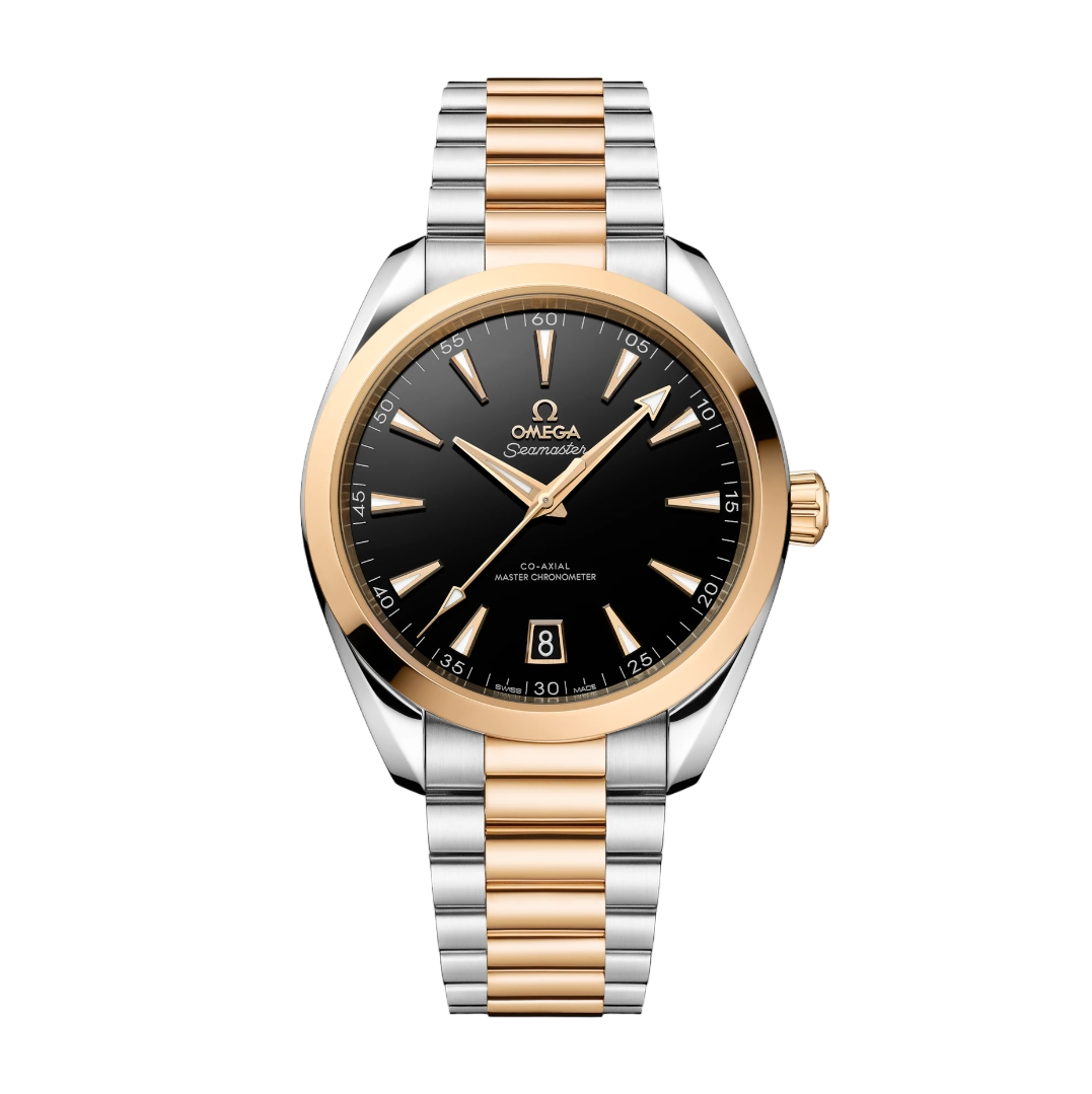 Omega Seamaster Aqua Terra Stainless steel & Moonshine™ gold Men's Watch