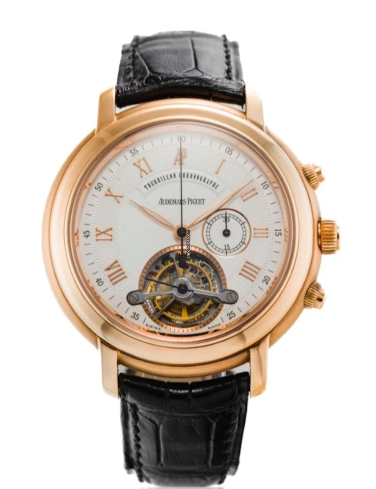 Audemars Piguet Jules Audemars Tourbillon Chronographe 18K Rose Gold Men's Watch