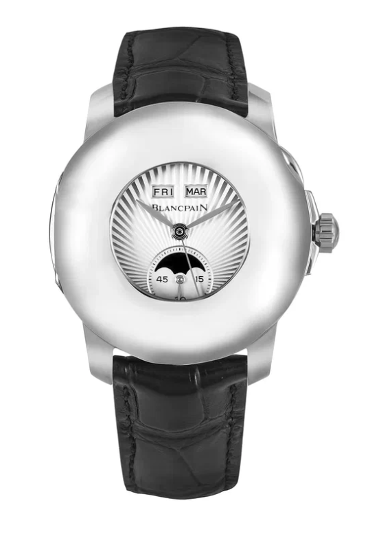 Blancpain Half Hunter Full Moon 18K White Gold Lady's Watch