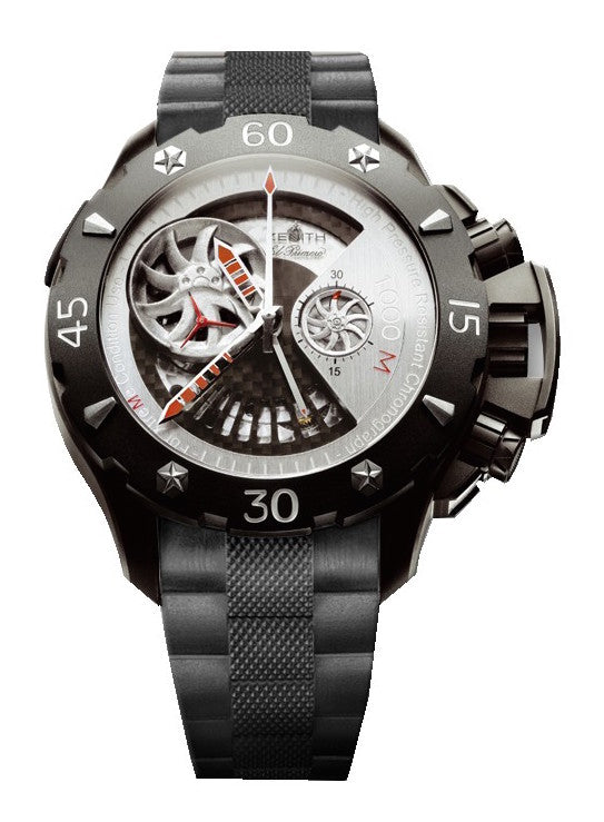 Zenith Defy Xtreme Open Chronograph  PVD Titanium Men's Watch