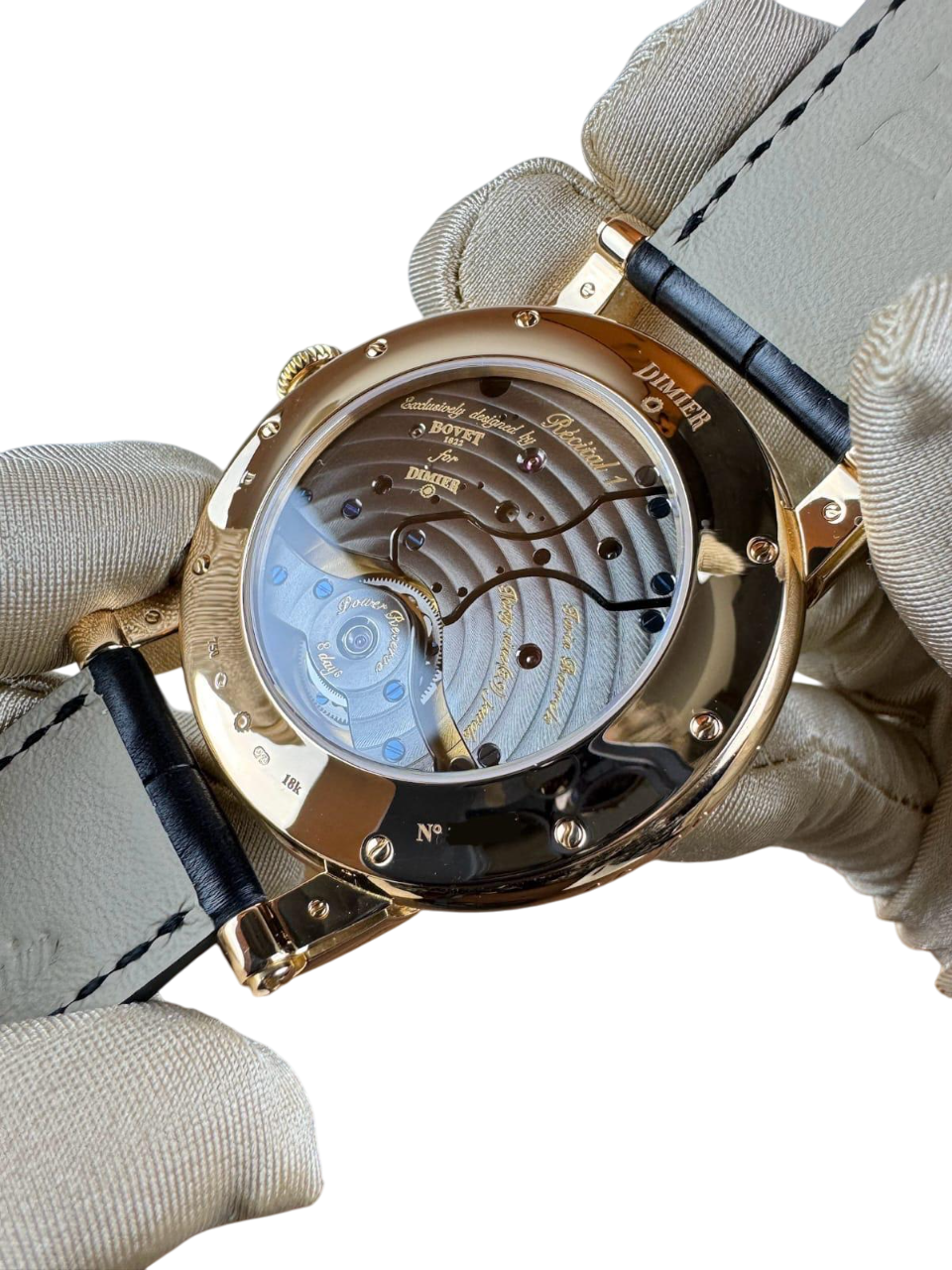 Bovet Dimier Recital 18K Rose Gold Men's Watch