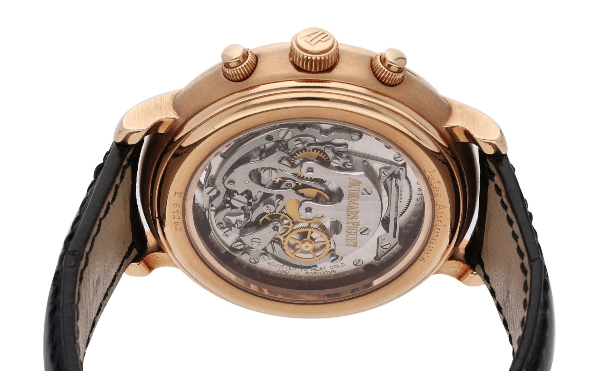 Audemars Piguet Jules Audemars Tourbillon Chronographe 18K Rose Gold Men's Watch