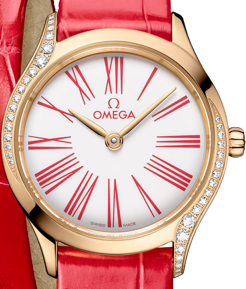 Omega De ville Mini Trésor 18K Moonshine™ Gold & Diamonds Lady's Watch