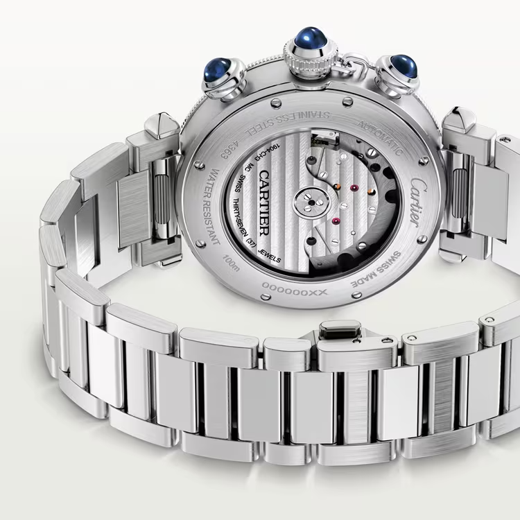 Cartier Pasha De Cartier Chronograph Stainless steel Men's Watch