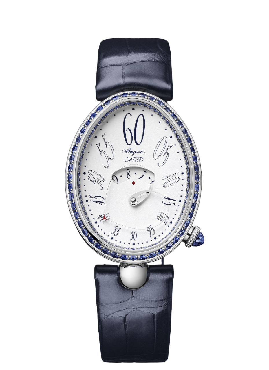 Breguet Reine de Naples 18K White Gold & Sapphires Lady's Watch