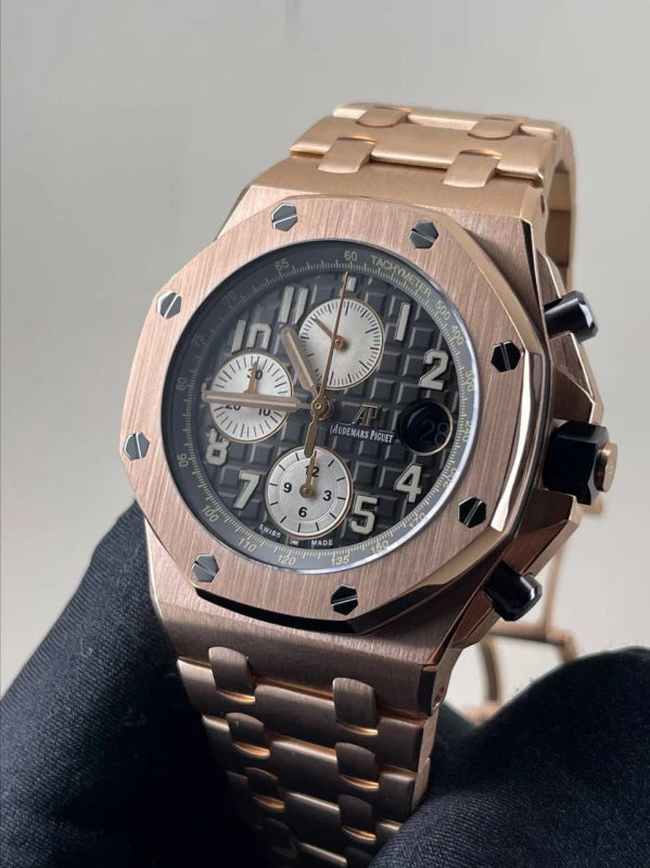 Audemars Piguet Royal Oak Offshore Chronograph 18K Rose Gold Men's Watch