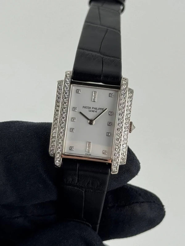 Patek Philippe Gondolo 18K White Gold & Diamonds Lady's Watch