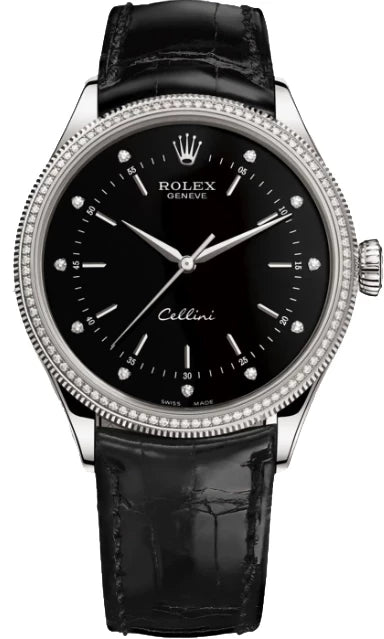 Rolex Cellini 18k White Gold Men's Watch
