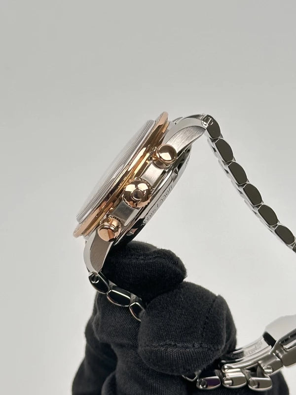 Omega Speedmaster Chronograph 18K Yellow Gold/Stainless Steel & Diamonds Lady's Watch