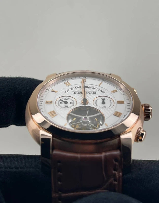 Audemars Piguet Jules Audemars Tourbillon Chronograph 18K Rose Gold Men's Watch