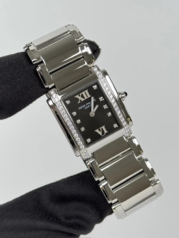 Patek Philippe Twenty~4 Stainless steel & Diamonds Lady's Watch