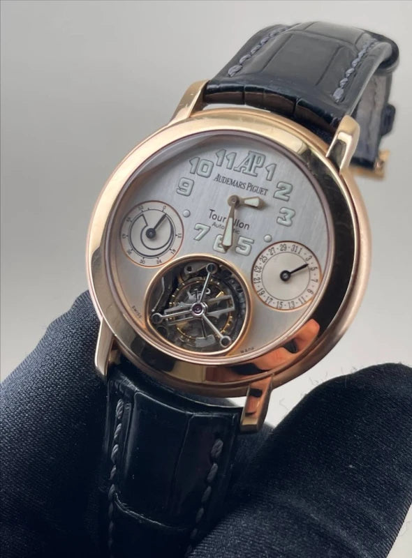 Audemars Piguet Jules Audemars Automatic Tourbillon 18k Rose Gold Men's Watch