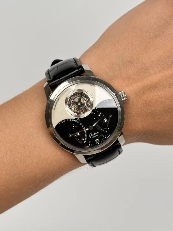 Glashütte Original PanoTourbillon XL 18K White Gold Men's Watch