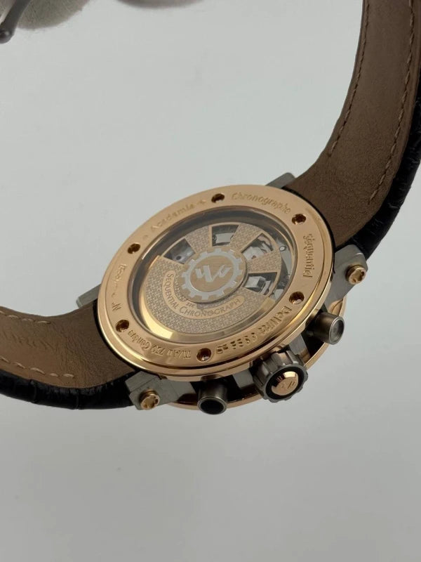 DeWitt Academia Chronographe Séquentiel Rose Gold & Titanium Men’s Watch