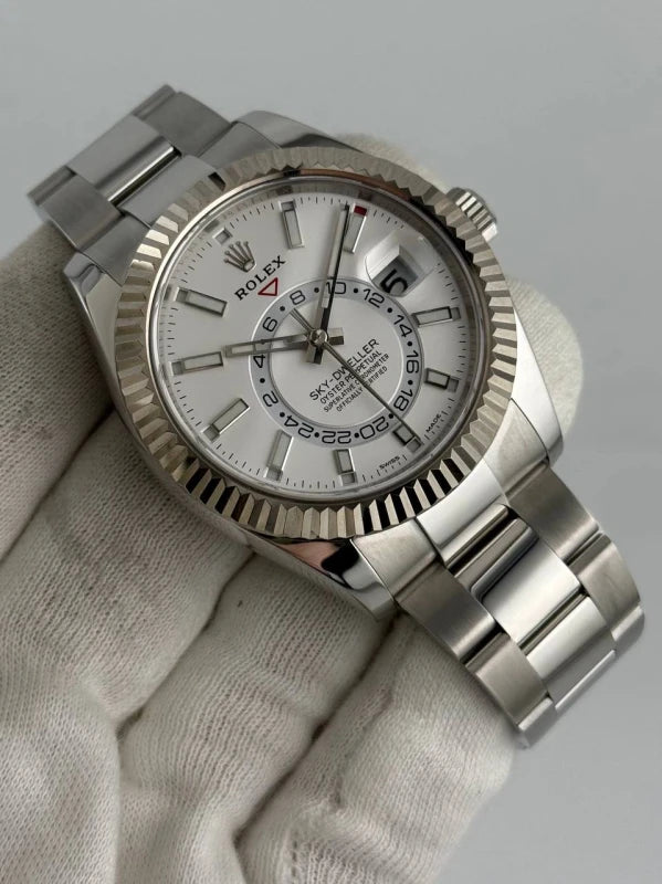 Rolex Sky-Dweller Stainless Steel & White Gold Men's Watch