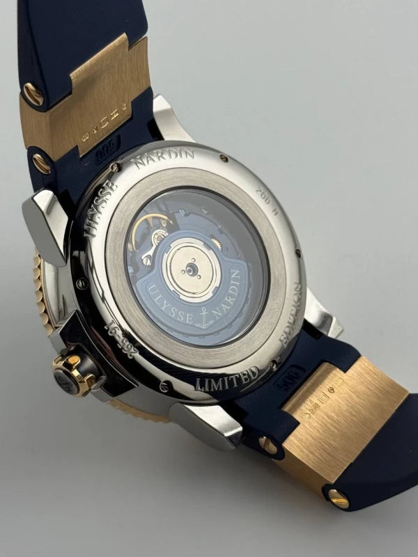 Ulysse Nardin Maxi Marine Diver Hammerhead Shark 18K Rose Gold & Titanium Men's Watch