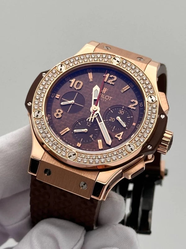 Hublot Big Bang 44 mm 18K Rose Gold & Diamonds Unisex Watch