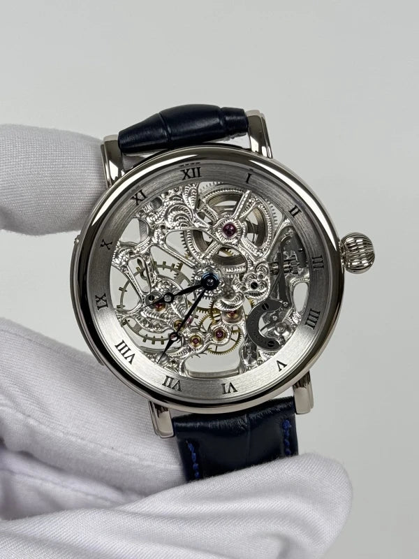 Ulysse Nardin Maxi Skeleton 18K White Gold Men's Watch