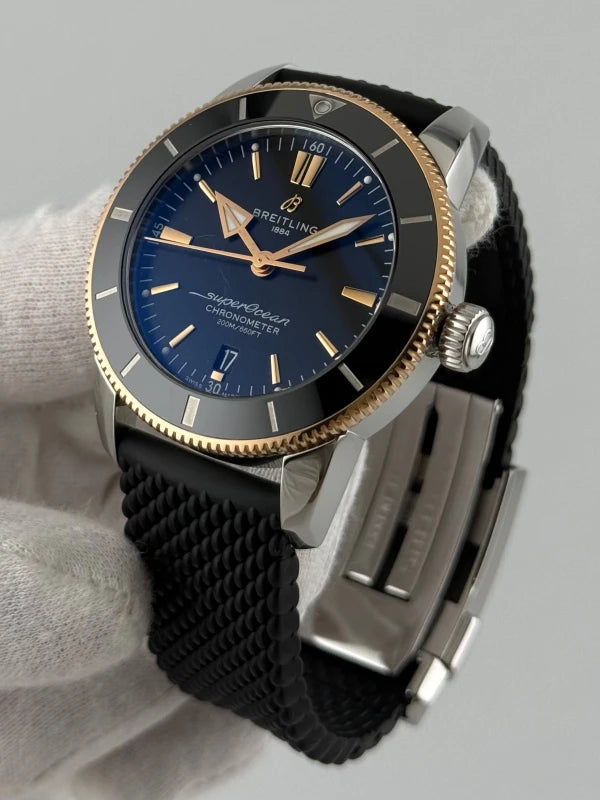 Breitling Superocean Heritage B20 Automatic 42 Stainless Steel & Red Gold Men's Watch