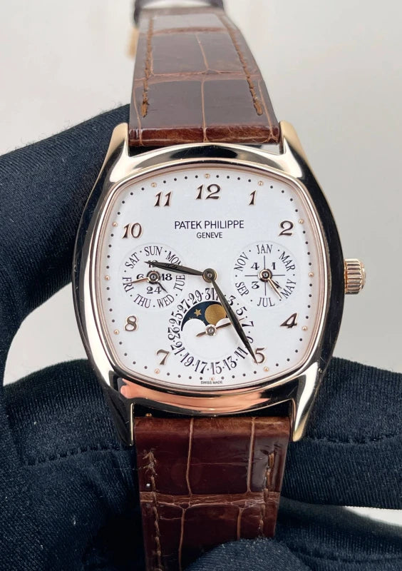 Patek Philippe Grand Complications Perpetual Calendar 18k Rose Gold Men's Watch