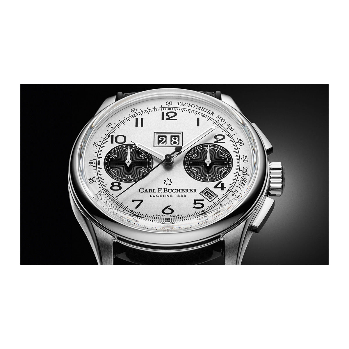 Carl F. Bucherer Haritage Annual calendar Chronograph Stainless steel Limited Edition Men's Watch