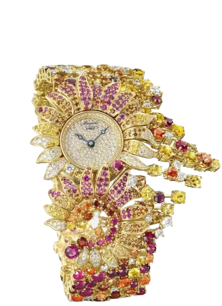 Breguet High Jewellery 18K Yellow Gold & Diamonds & Rubies & Sapphires Lady's Watch