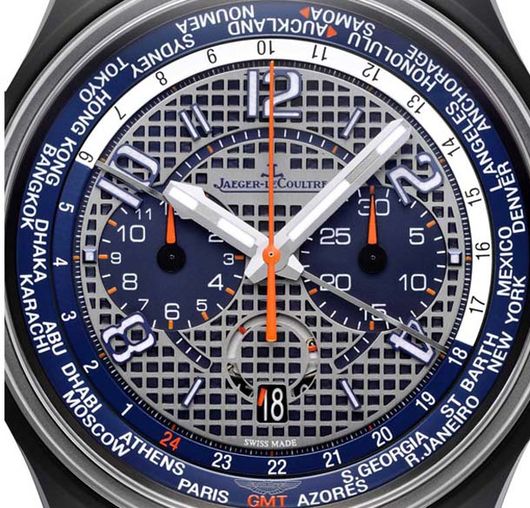 Jaeger-LeCoultre Amvox 5 World Chronograph Stainless steel & Rubber Men's Watch