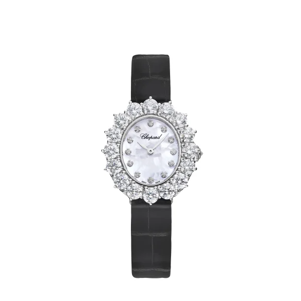 Chopard L'Heure Du Diamant 18k White Gold & Diamonds Lady's Watch ...