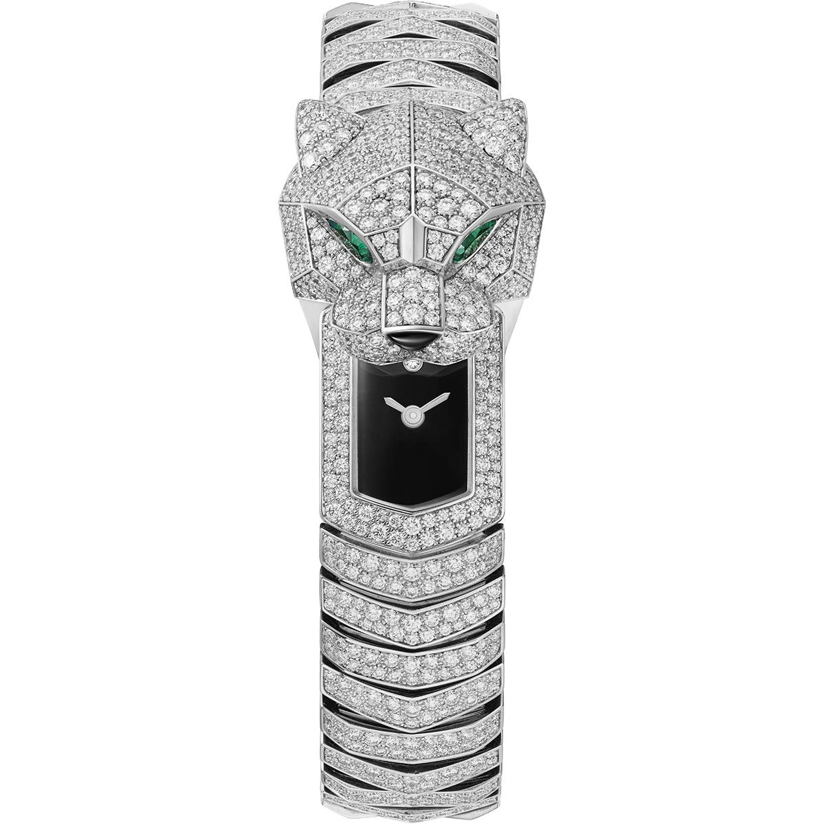 Cartier Panthere De Cartier Rhodium-finish 18K White Gold & Diamonds Lady's Watch