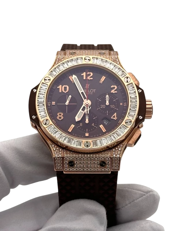 Hublot Big Bang 18K Yellow Gold & Diamonds Men's Watch