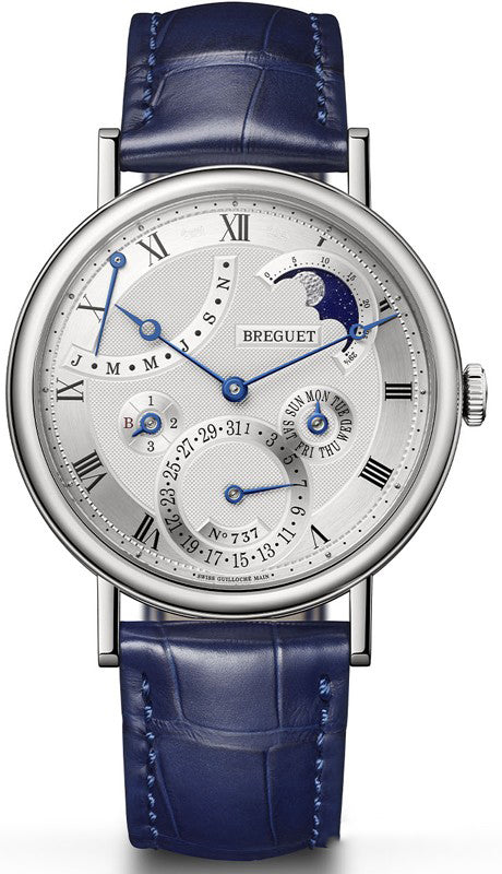 Breguet Classique Perpetual Calendar 18K White Gold Man's Watch