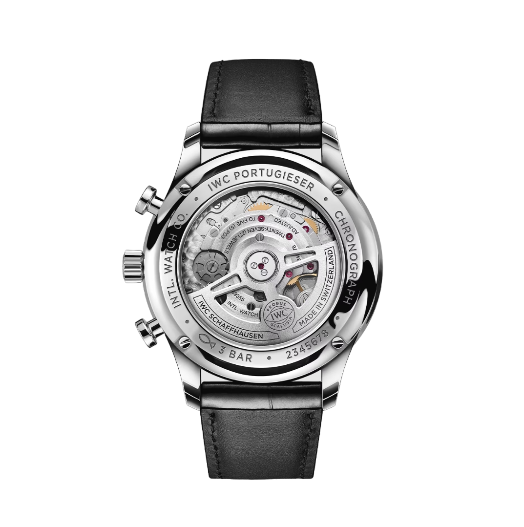 IWC Portugieser Chronograph Stainless steel Men's Watch Worldofluxuryus