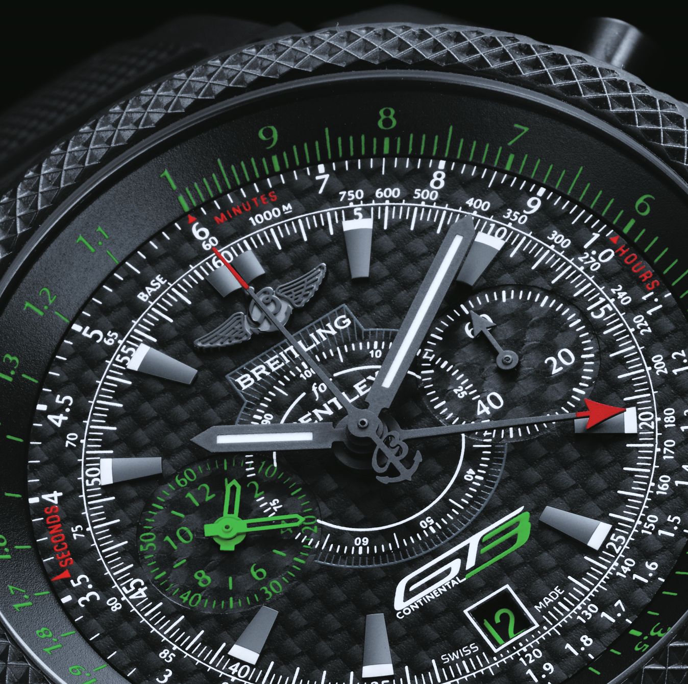Breitling Bentley GT3 Chronograph Black Titanium Men's Watch