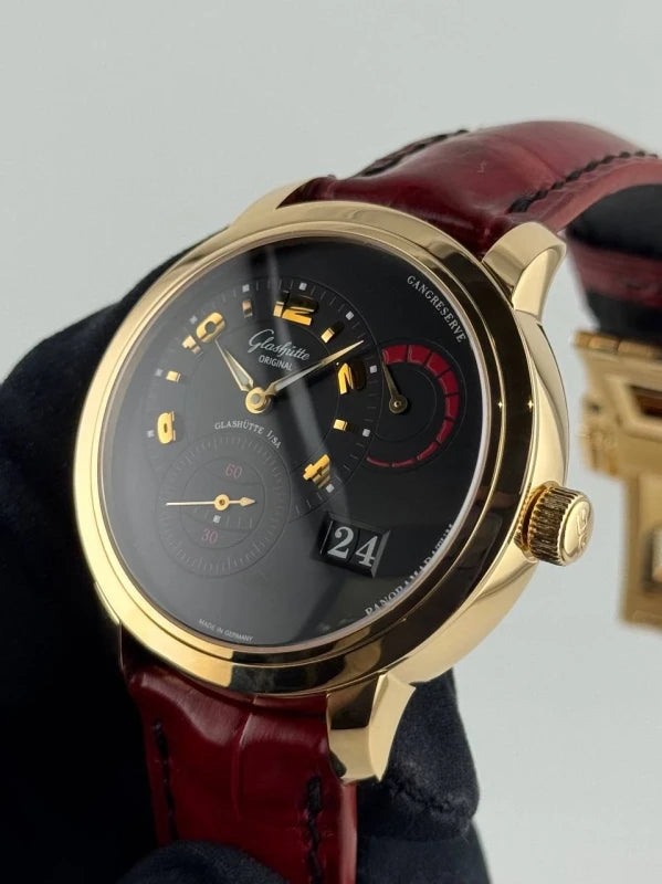 Glashutte Original PanoMaticReserve XL 18K Rose Gold Men's Watch