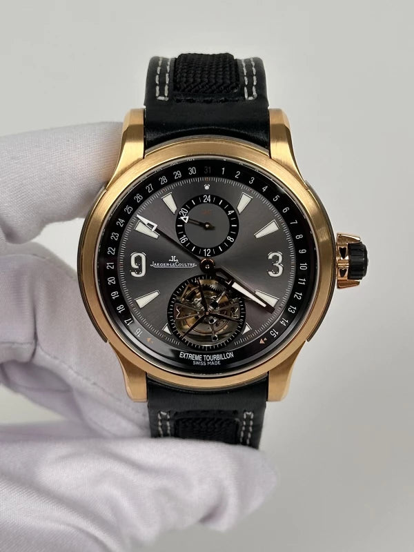 Jaeger-LeCoultre Master Compressor Extreme Tourbillon 18k Rose Gold Men's Watch