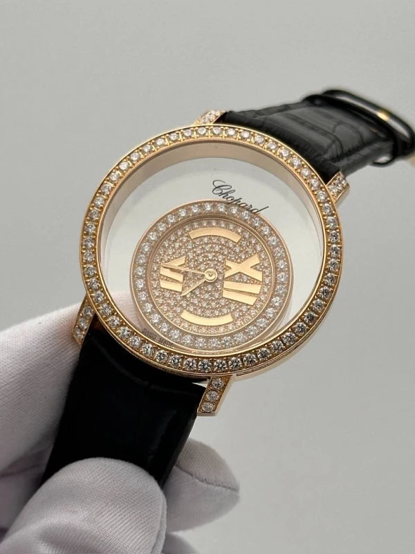 Chopard Happy Diamonds 18K Rose Gold & Diamonds Lady's Watch
