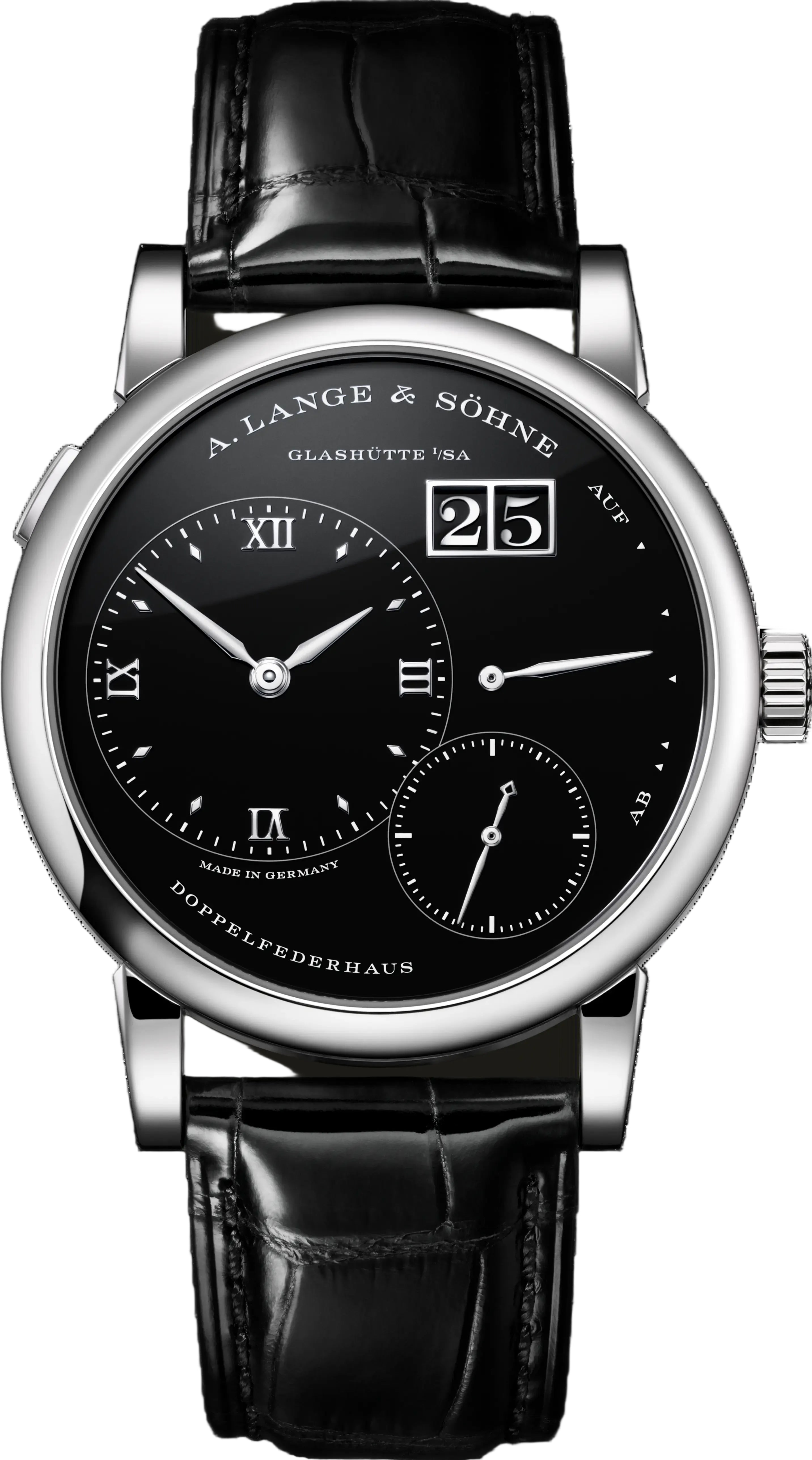 A. Lange & Söhne Lange 1 30th Anniversary Platinum Black Onyx Men's Watch