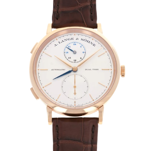 A. Lange & Söhne Saxonia Dual Time 18K Rose Gold Men's Watch