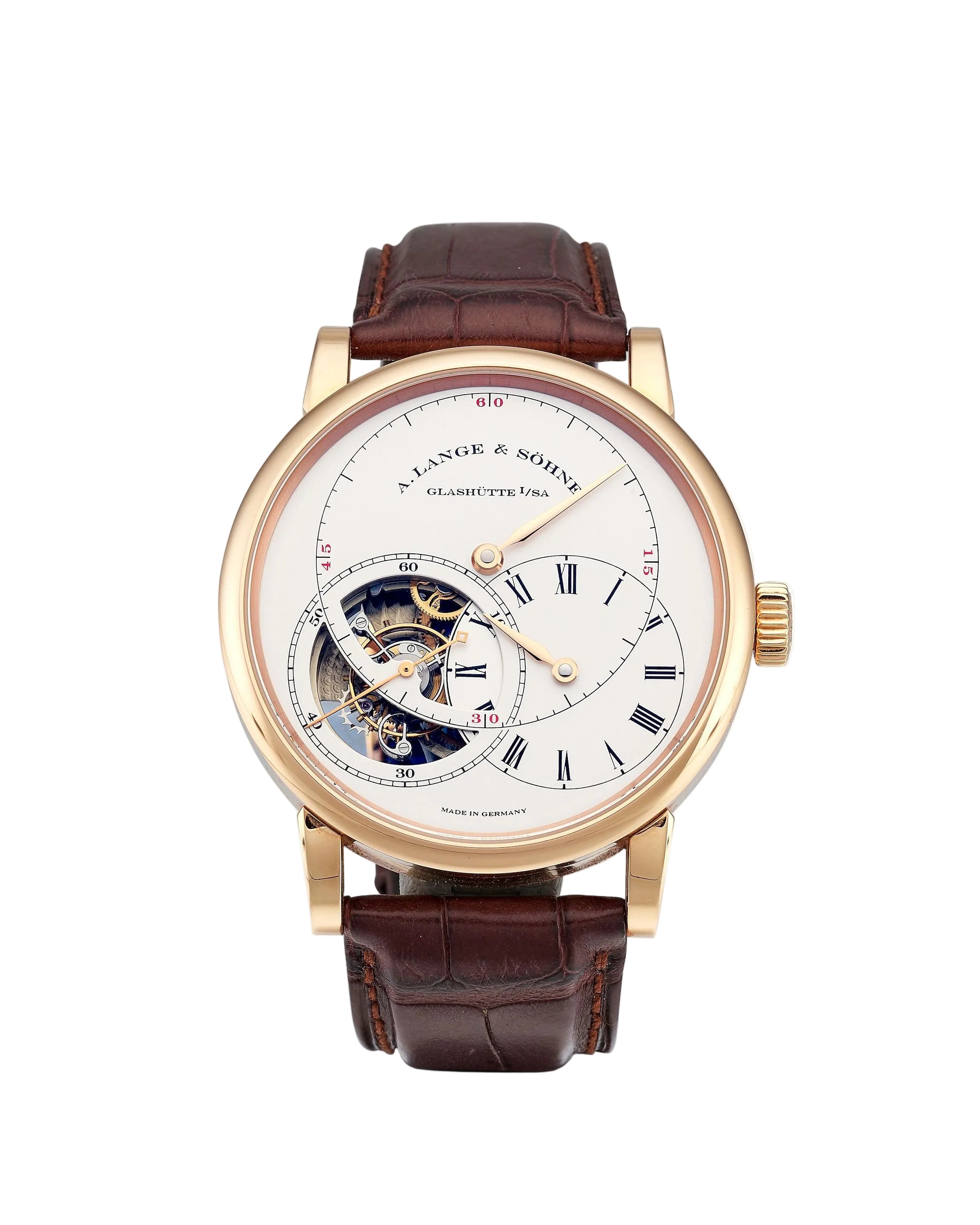 A. Lange & Söhne Richard Lange Tourbillon “Pour le Mérite” 18K Pink Gold Men’s Watch