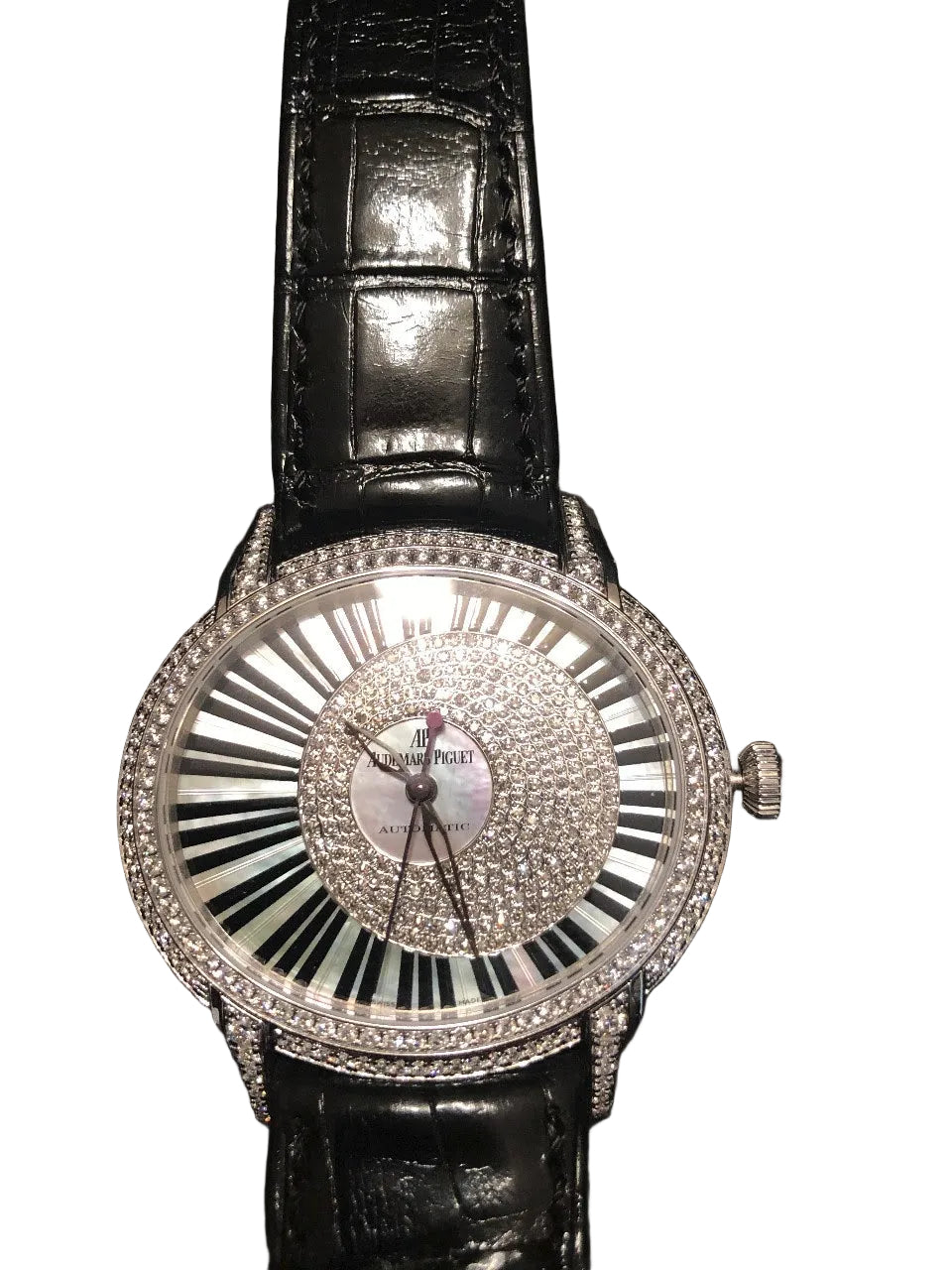 Audemars Piguet Millenary Pianoforte Diamond-Set 18K White Gold Lady's Watch