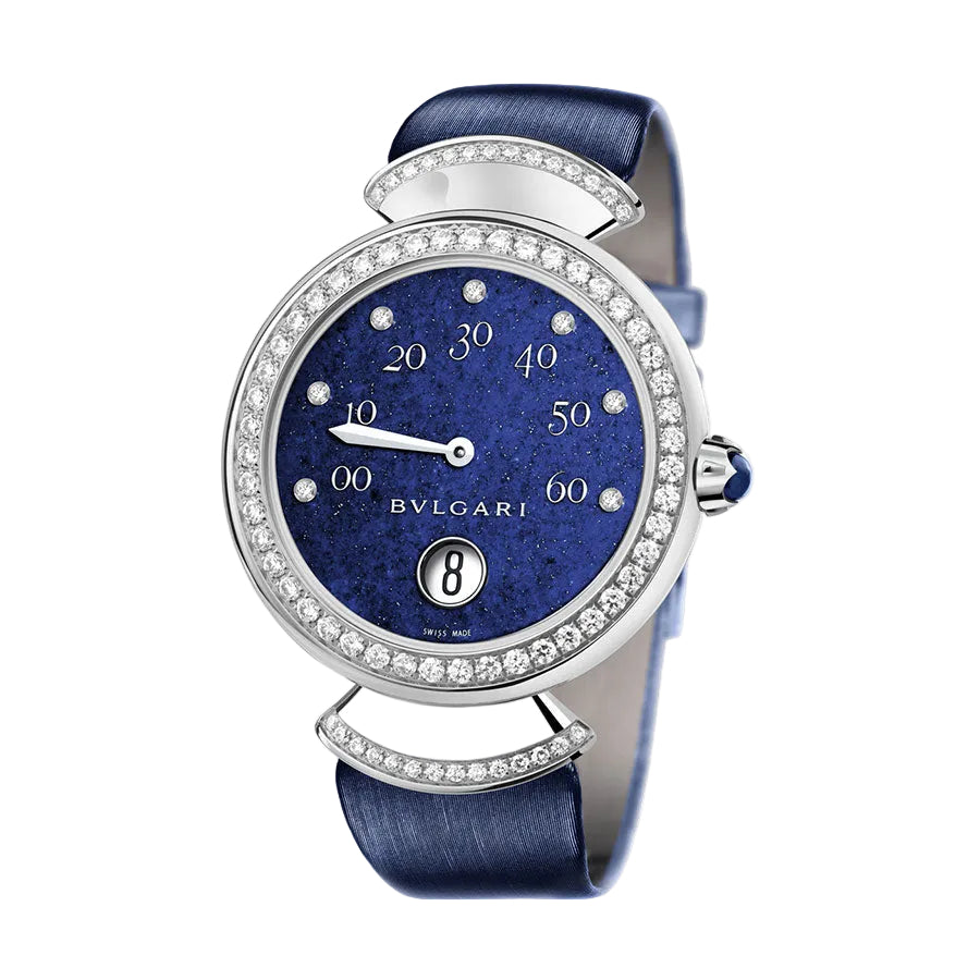 Bvlgari Divas’ Dream Retrograde 18K White Gold Diamond-Set Ladies' Watch