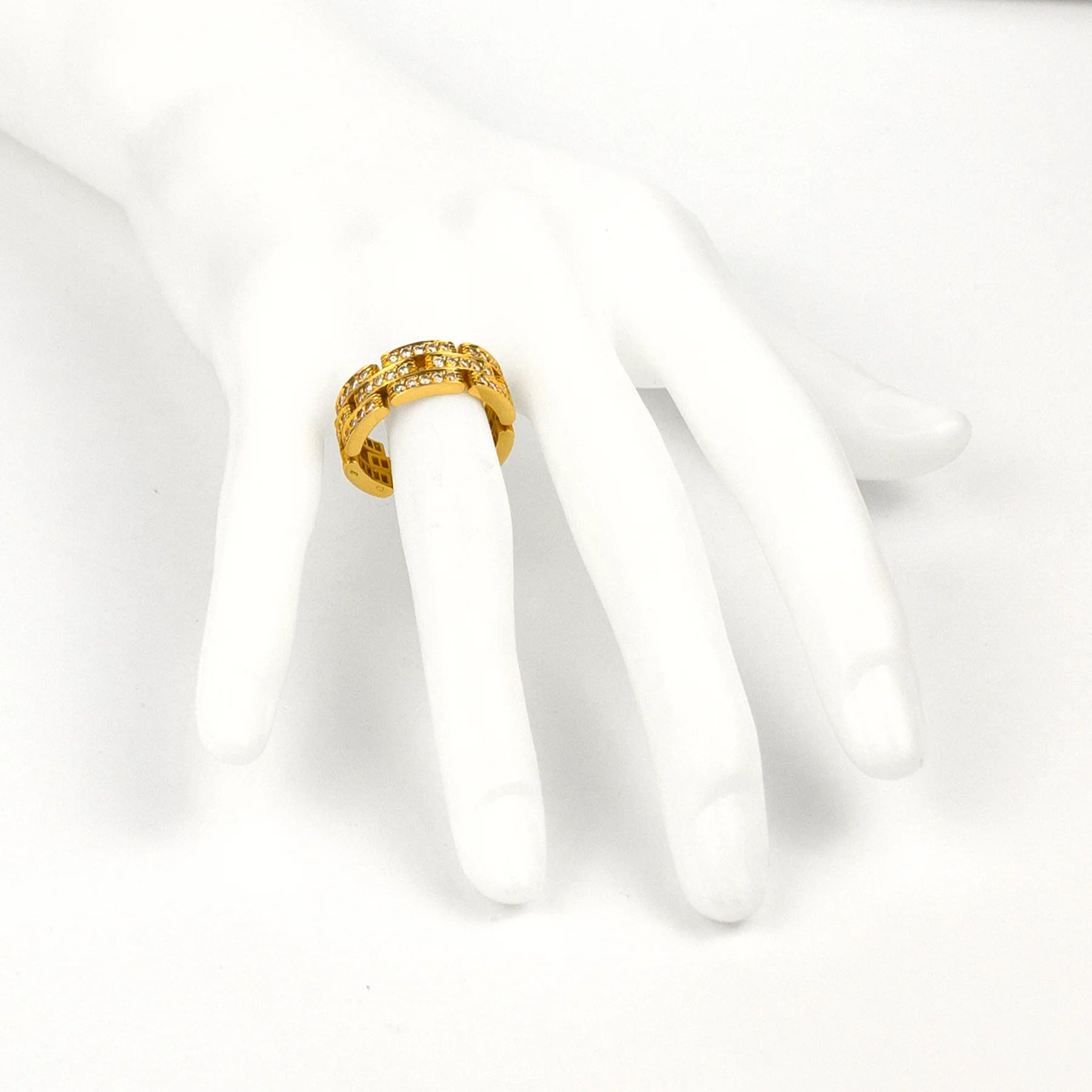 Cartier Mallion Panthe 18K Rose Gold Diamond Lady's Ring