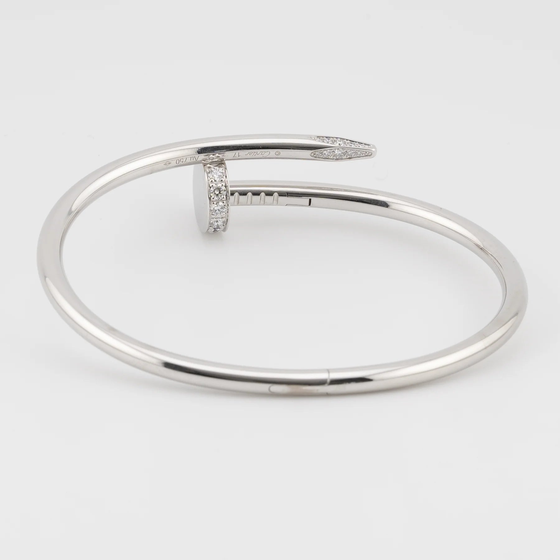 Cartier 18K White Gold with Diamonds Juste un Clou Lady's Bracelet
