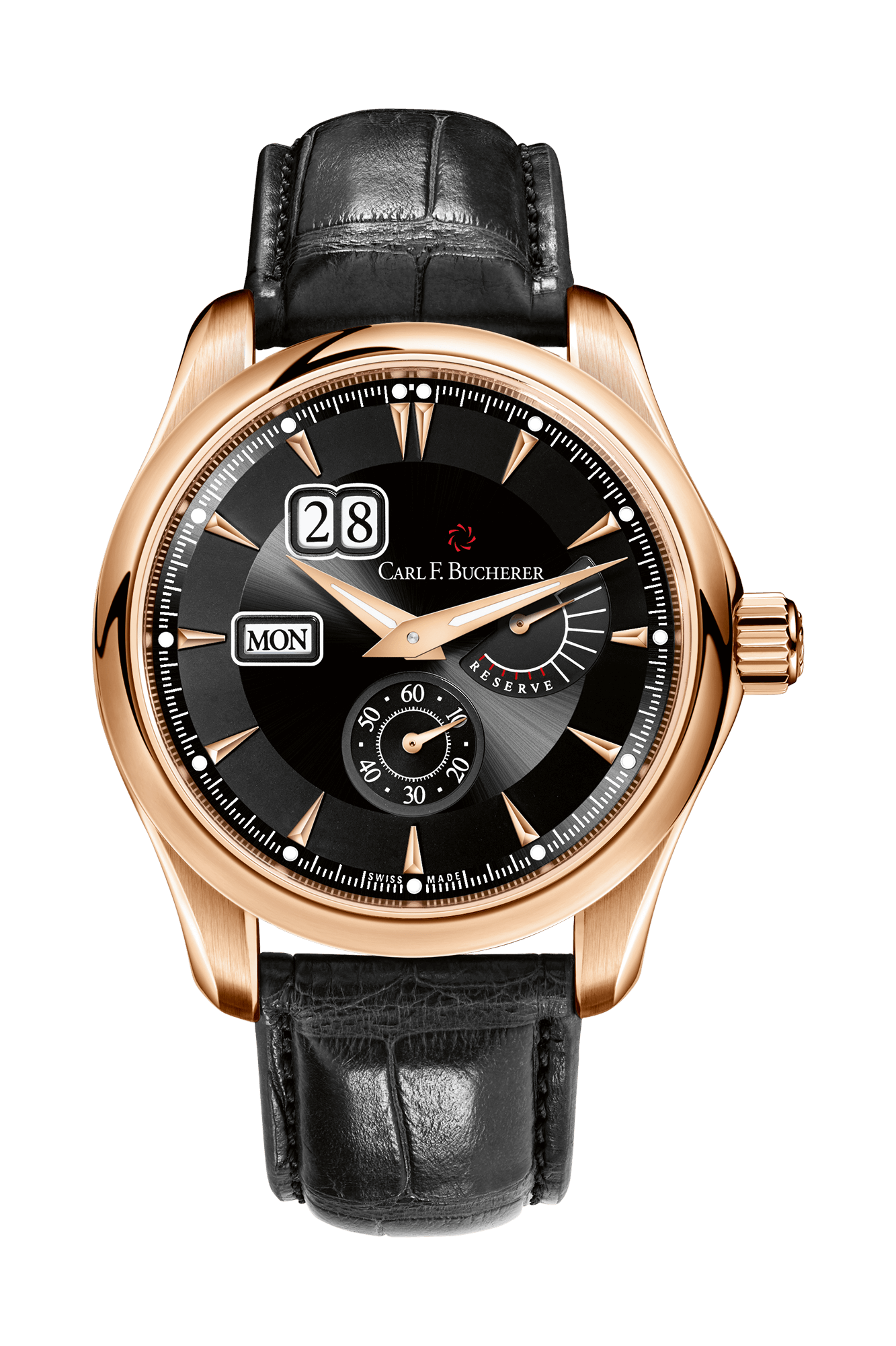 Carl F. Bucherer Manero Power Reserve 18k Rose Gold Men's Watch