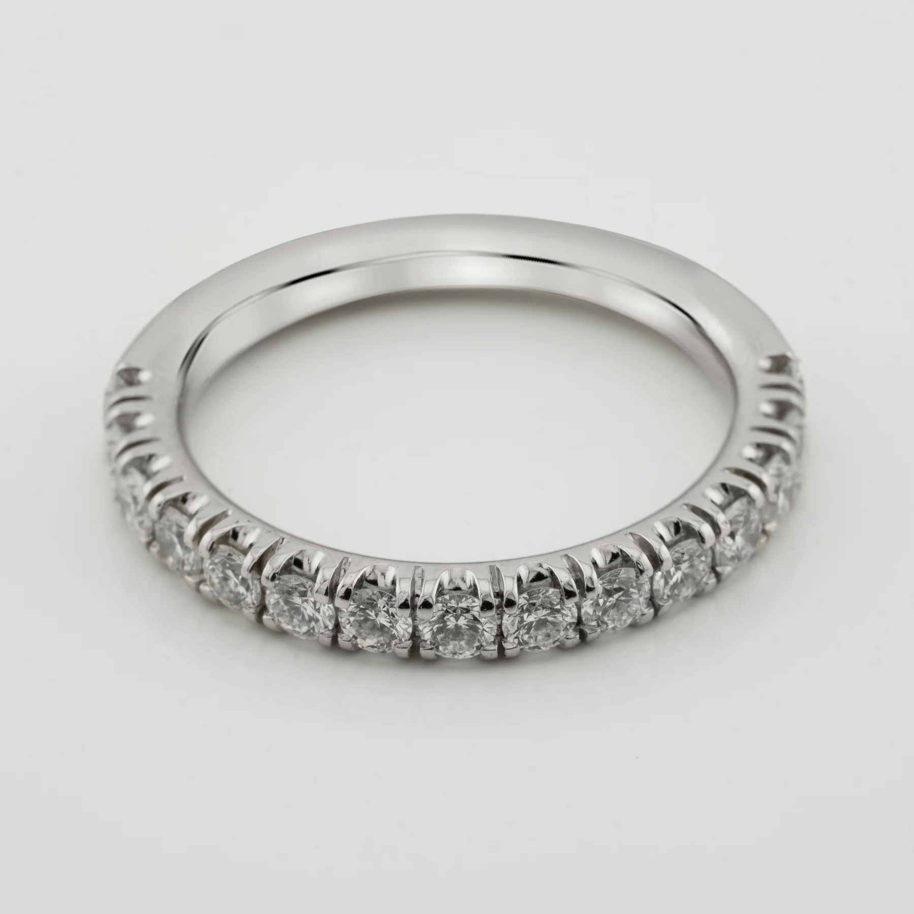 Cartier 18K White Gold Etincelle de Cartier Wedding Band Lady's Ring