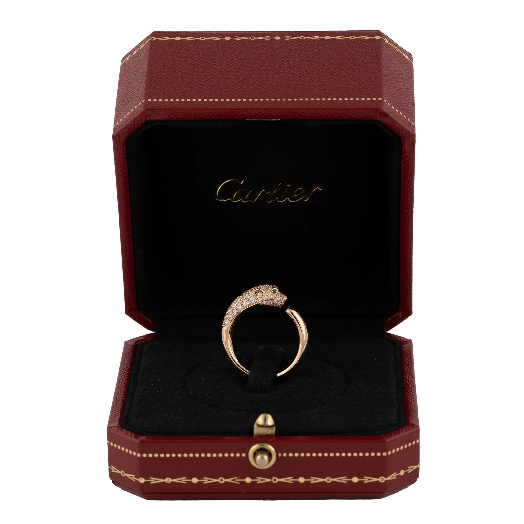 Cartier 18K Rose Gold Panthère de Cartier Lady's Ring