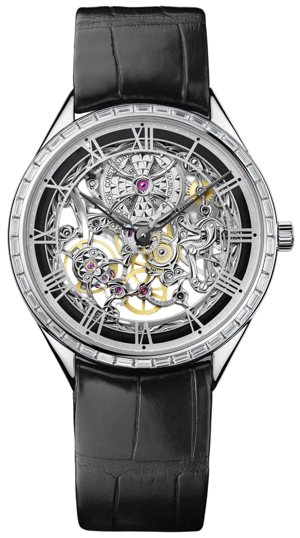 Vacheron Constantin Métiers d’Art Mécaniques Ajourées 18K White Gold Diamond-Set Watch