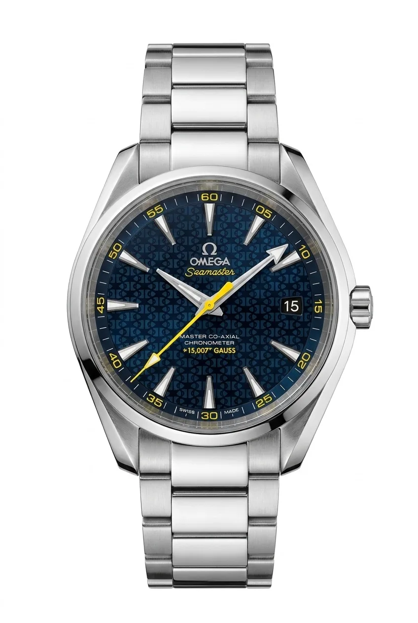 Omega Seamaster Aqua Terra James Bond 007 Spectre Stainless Steel Men's Watch