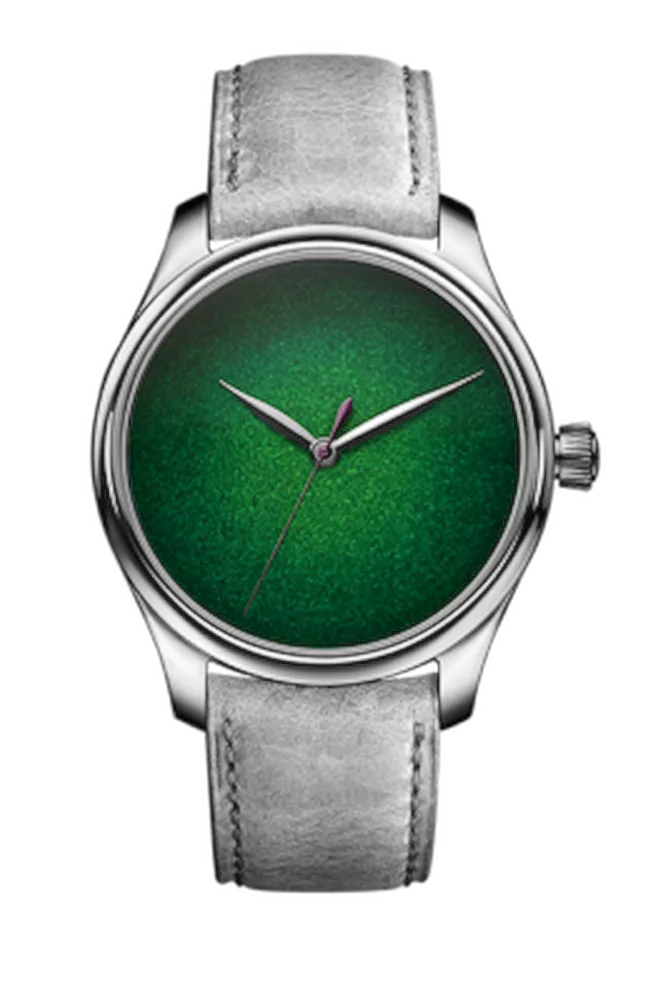 H. Moser & Cie. Endeavour Centre Seconds Concept Lime Green Stainless Steel Men's Watch