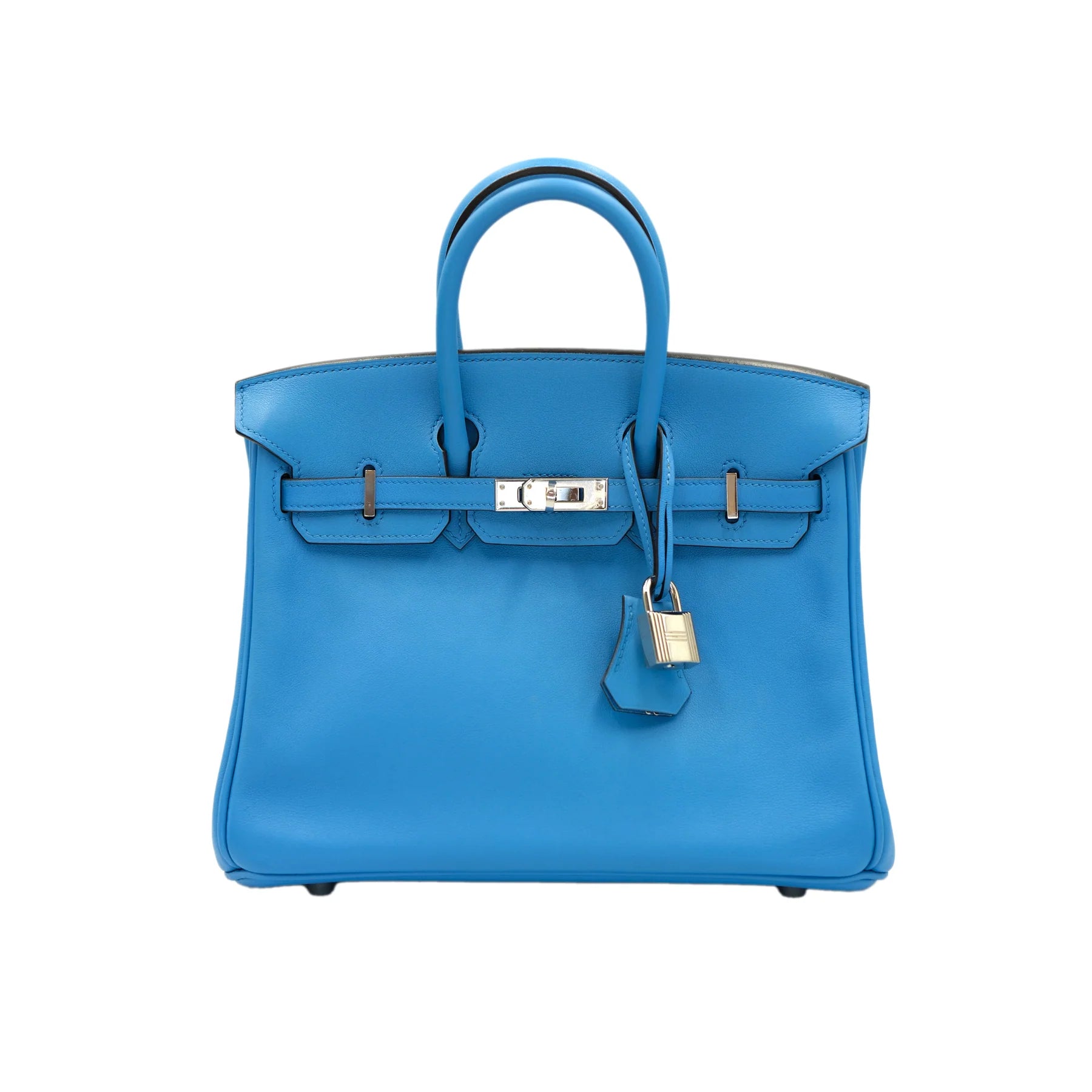 Hermes Birkin 25 Bleu Du Nord Swift with Palladium Hardware Bag